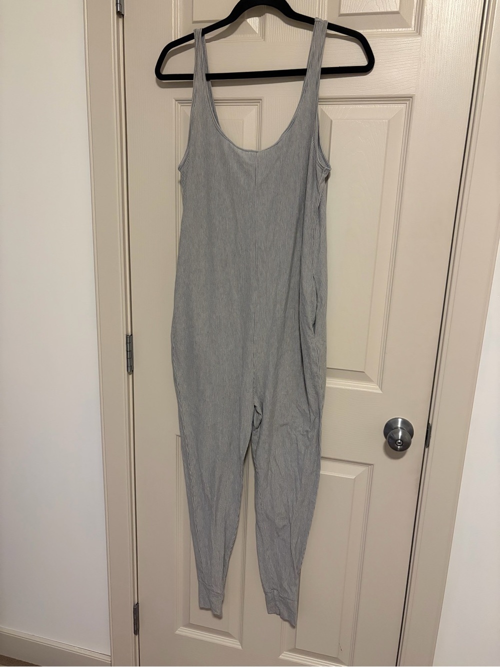 🐢 SMASH & TESS - Grey / White Jumpsuit - SMALL